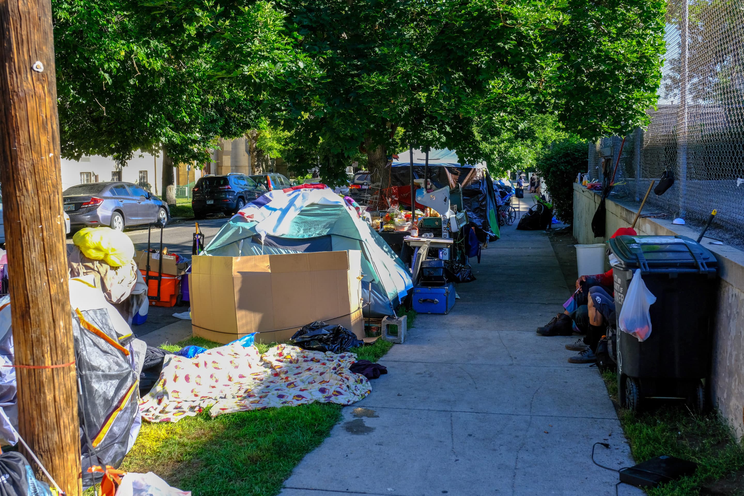 Officials ‘confused’ by sweep of small homeless encampment on Glenarm