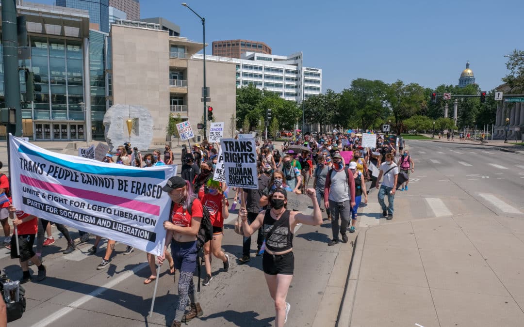 March 4 Trans Rights protest brings vibrance to Denver