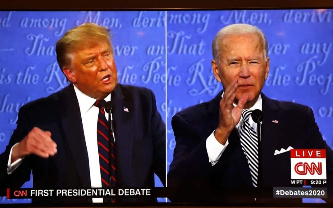 Trump and Biden brawl in chaotic first debate