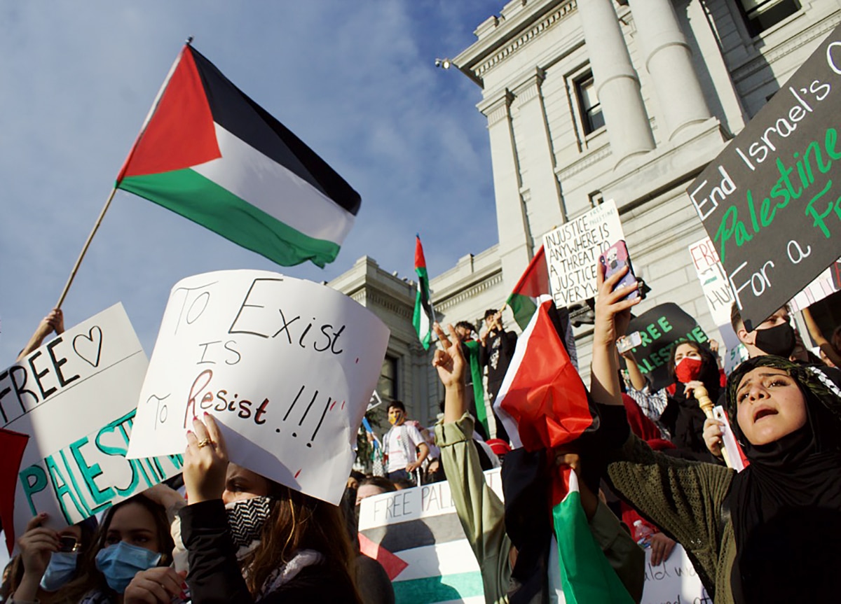 Denver protesters demand global action to protect Palestinians