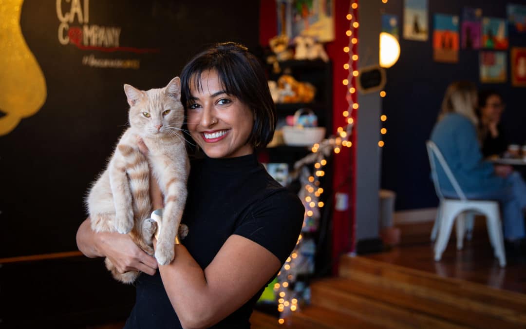 Leila Qari is building cat connections in a dog city